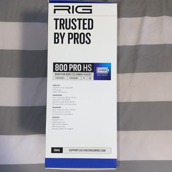 RIG - 800 Pro HS Wireless Headset and Base Station for PS4,PS5,PC - Picture 4 of 5